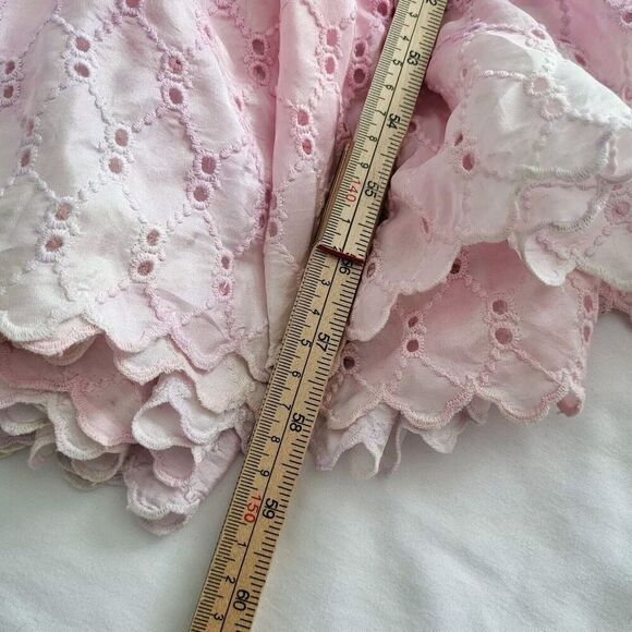 NEW $995 Loveshackfancy Corabella Revolve 100% Silk Tie Dye Ruffled Maxi… - Picture 13 of 16